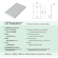 YGC-008 Hot sale waterproof plastic wholesales blank wall plate